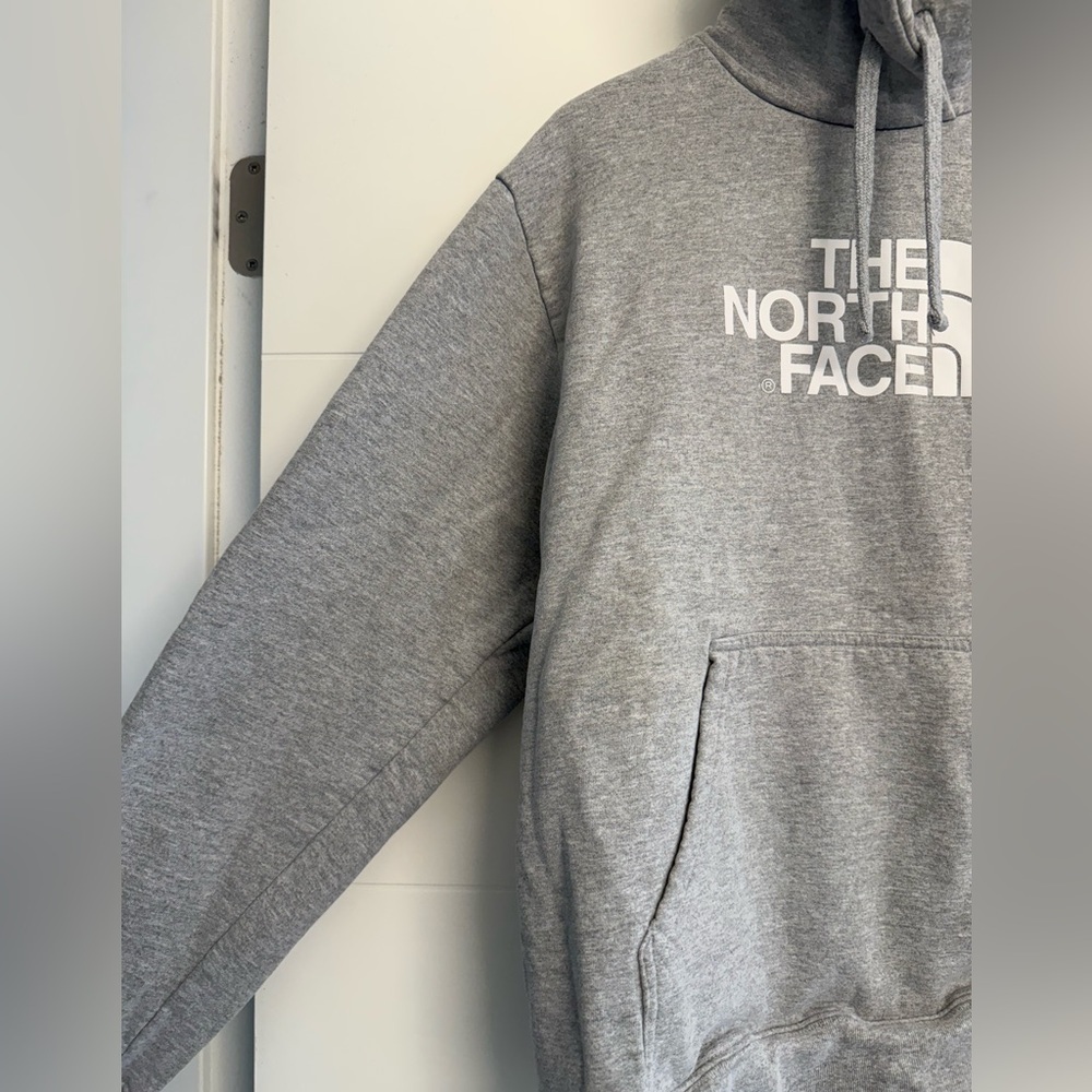 The North Face Grey Hoodie, size large (mens). See description. - Picture 3 of 8
